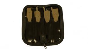 4 piece Lishi two-in-one pick set with wallet