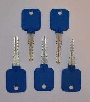 Cross key jiggler keys