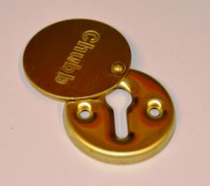 Brass Chubb Escutcheon