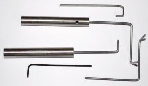 Non-curtained mortice lock picks