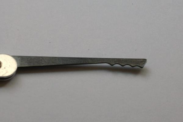 Locksmith Rake Key Rake 5 from 13-piece set - Walker Locksmiths