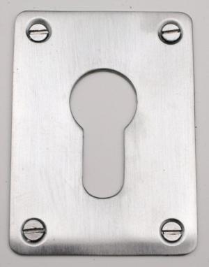 satin chrome screw fix escutcheon EJESCSF