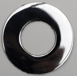 Bright chrome self adhesive round rose escutcheon ERRBCSA