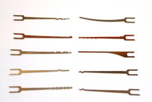Pick gun blade set